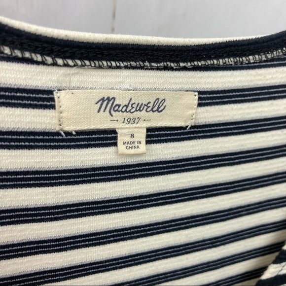 Madewell ridge stripe bistro pocket dress - Picture 8 of 9
